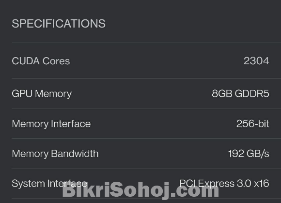 GPU: PNY NVIDIA K5200 8GB WORKSTATION CARD